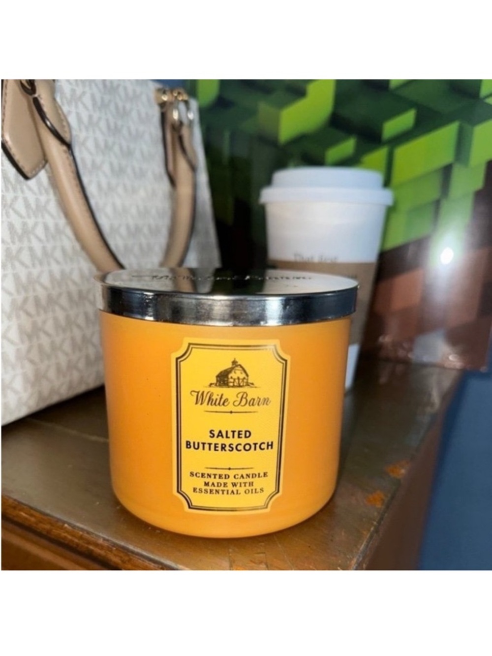 Salted Butterscotch Bath and Body Works 3 Wick Candle